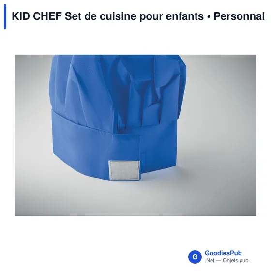 Tablier de cuisine personnalisable pour enfants avec logo - KID CHEF - Image 12