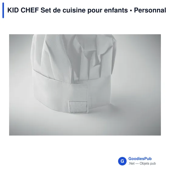 Tablier de cuisine personnalisable pour enfants avec logo - KID CHEF - Image 6
