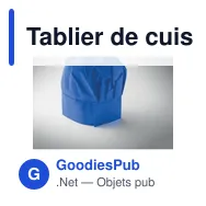 Tablier de cuisine personnalisable pour enfants avec logo - KID CHEF - Miniature 9
