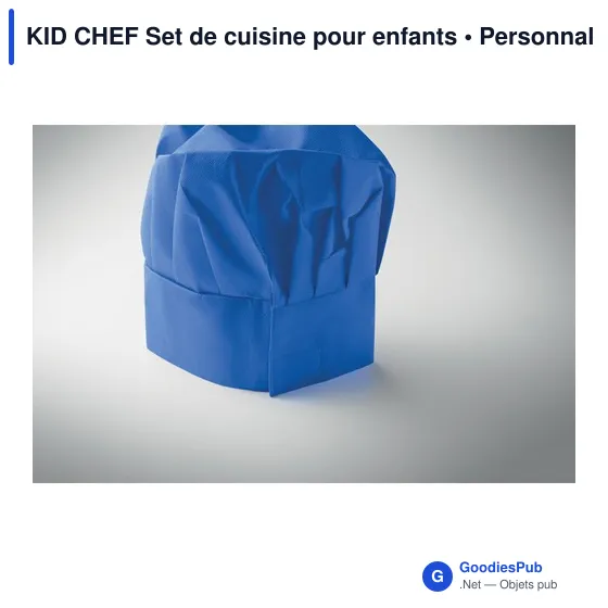 Tablier de cuisine personnalisable pour enfants avec logo - KID CHEF - Image 9