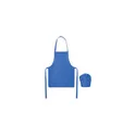 Variante bleu royal - Tablier de cuisine personnalisable pour enfants avec logo - KID CHEF
