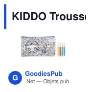 KIDDO Trousse à crayons avec feutres - Miniature 11
