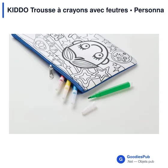 KIDDO Trousse à crayons avec feutres - Image 12