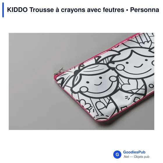 KIDDO Trousse à crayons avec feutres - Image 6