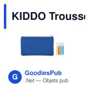 KIDDO Trousse à crayons avec feutres - Miniature 9