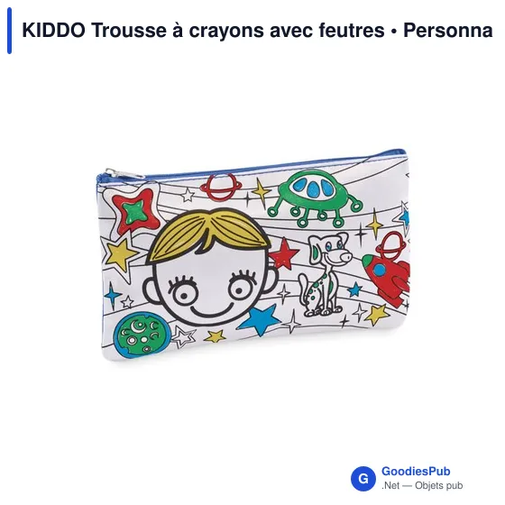 KIDDO Trousse à crayons avec feutres - Image 10