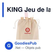 KING Jeu de lancer en bois pin - Miniature 6