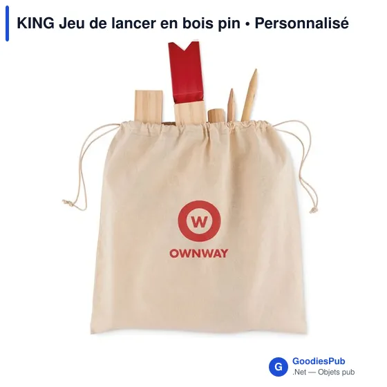 KING Jeu de lancer en bois pin - Image 6