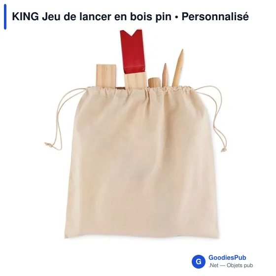KING Jeu de lancer en bois pin - Image 8