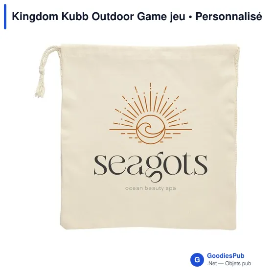 Jeu d'adresse personnalisable Kingdom Kubb avec logo - Image 3
