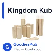 Jeu d'adresse personnalisable Kingdom Kubb avec logo - Miniature 7