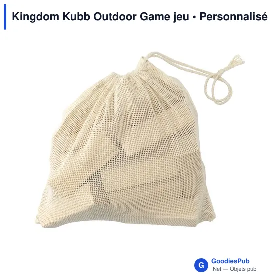 Jeu d'adresse personnalisable Kingdom Kubb avec logo - Image 8