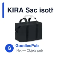 KIRA Sac isotherme 300D RPET 37L - Miniature 1