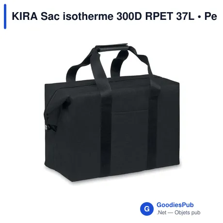 KIRA Sac isotherme 300D RPET 37L