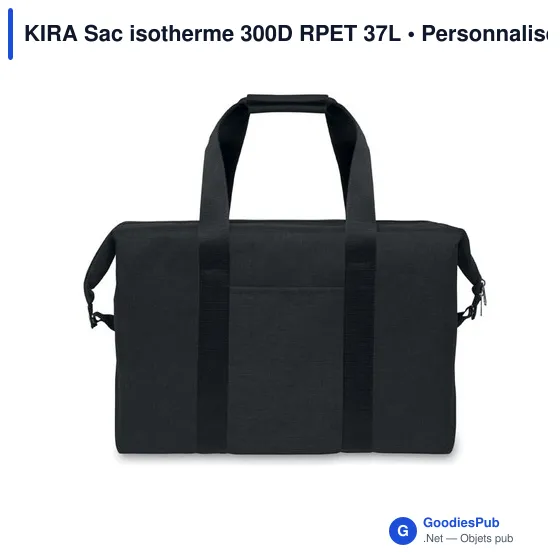 KIRA Sac isotherme 300D RPET 37L - Image 2