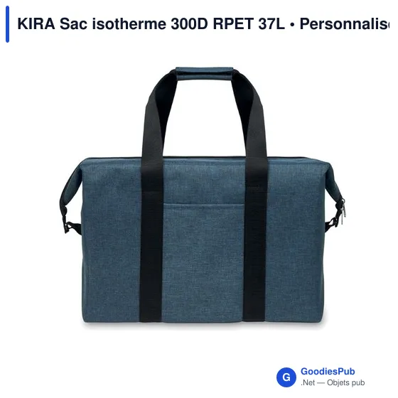 KIRA Sac isotherme 300D RPET 37L - Image 7