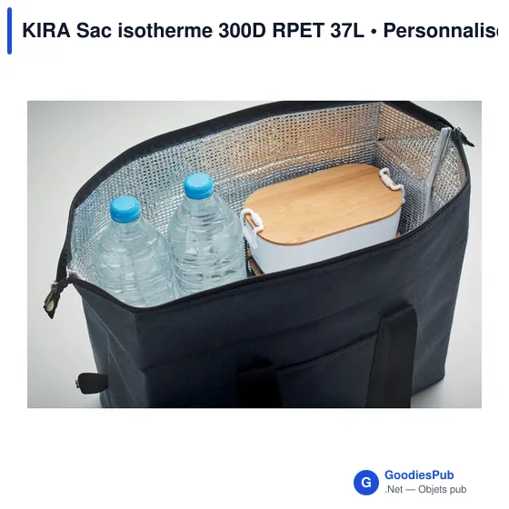 KIRA Sac isotherme 300D RPET 37L - Image 9