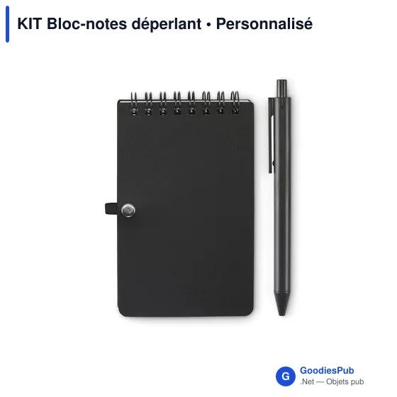 Bloc-notes déperlant personnalisable avec logo - KIT - Image 5