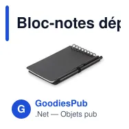 Bloc-notes déperlant personnalisable avec logo - KIT - Miniature 9