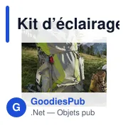Kit d’éclairages de vélo, avertisseurs Hama 2 pièces - Miniature 2
