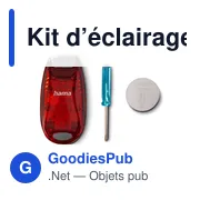 Kit d’éclairages de vélo, avertisseurs Hama 2 pièces - Miniature 10