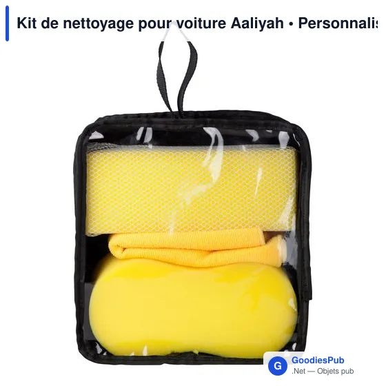 Kit de nettoyage pour voiture personnalisable avec logo - Aaliyah - Image 2