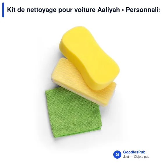 Kit de nettoyage pour voiture personnalisable avec logo - Aaliyah - Image 6