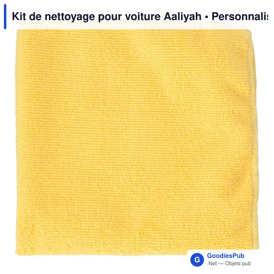 Kit de nettoyage pour voiture personnalisable avec logo - Aaliyah - Image 7
