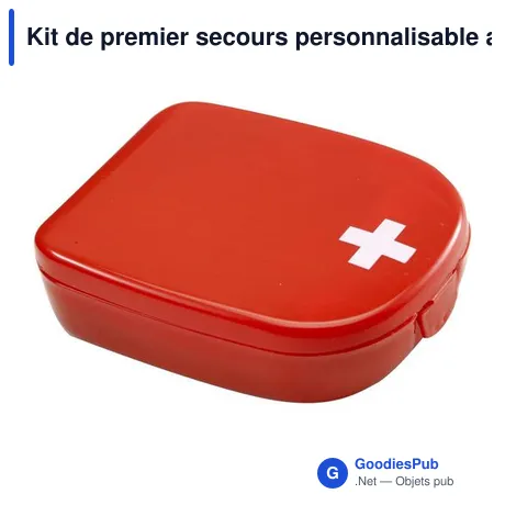 Kit de premier secours personnalisable avec logo - Mila