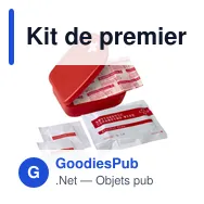 Kit de premier secours personnalisable avec logo - Mila - Miniature 2