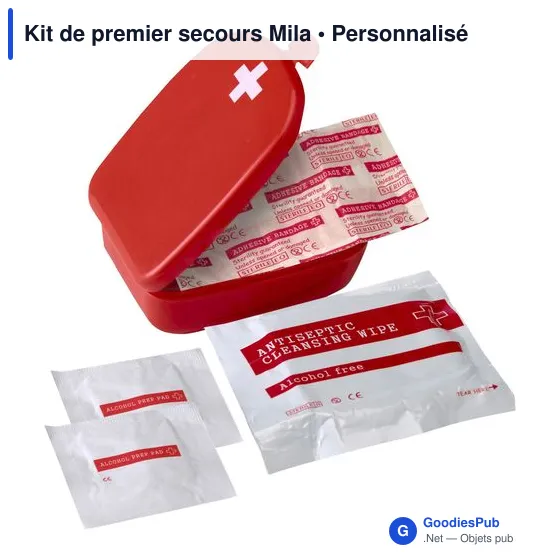 Kit de premier secours personnalisable avec logo - Mila - Image 2