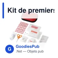 Kit de premiers secours personnalisable avec logo - Anja - Miniature 3