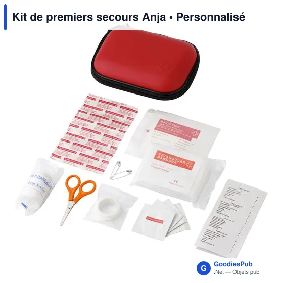 Kit de premiers secours personnalisable avec logo - Anja - Image 3