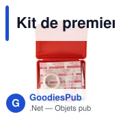 Kit de premiers secours personnalisable avec logo - Diana - Miniature 2