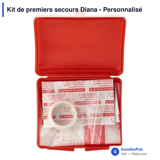 Kit de premiers secours personnalisable avec logo - Diana - Image 2