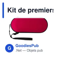 Kit de premiers secours personnalisable avec logo - Hazel - Miniature 1