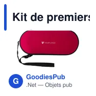 Kit de premiers secours personnalisable avec logo - Hazel - Miniature 5