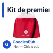 Kit de premiers secours personnalisable avec logo - Juan - Miniature 2