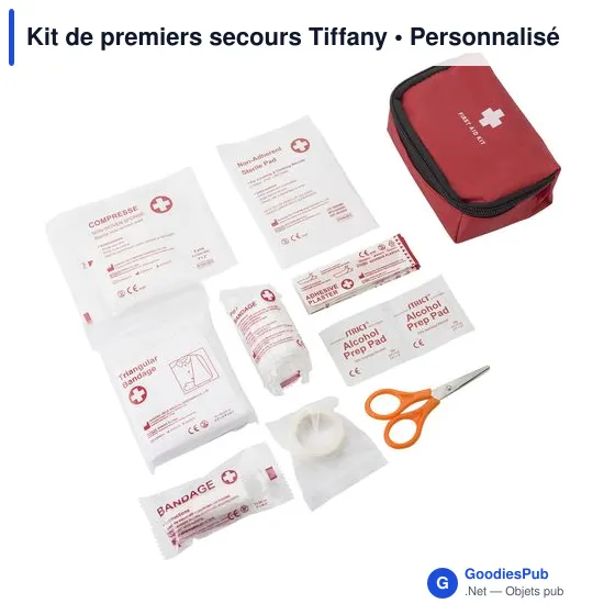 Kit de premiers secours personnalisable avec logo - Tiffany - Image 3