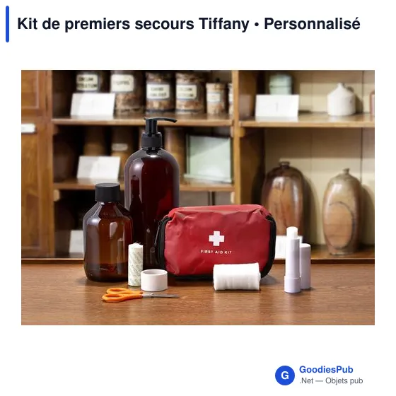 Kit de premiers secours personnalisable avec logo - Tiffany - Image 4