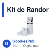 Kit de randonnée personnalisable avec logo - Gemmel - Miniature 3