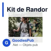 Kit de randonnée personnalisable avec logo - Gemmel - Miniature 6