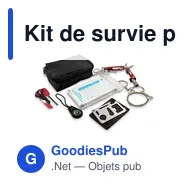 Kit de survie personnalisable Air Gifts avec logo - Miniature 1