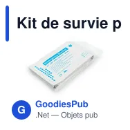 Kit de survie personnalisable Air Gifts avec logo - Miniature 11