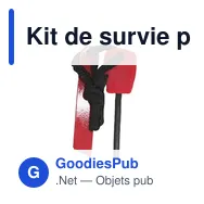 Kit de survie personnalisable Air Gifts avec logo - Miniature 12