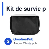 Kit de survie personnalisable Air Gifts avec logo - Miniature 3