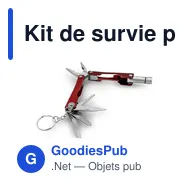 Kit de survie personnalisable Air Gifts avec logo - Miniature 5