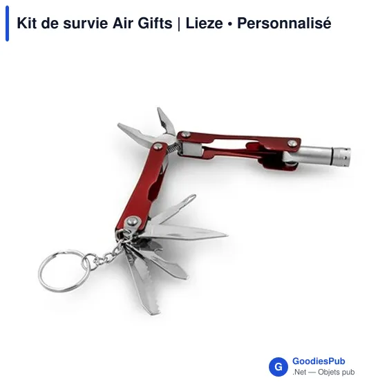 Kit de survie personnalisable Air Gifts avec logo - Image 5