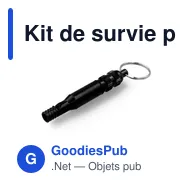 Kit de survie personnalisable Air Gifts avec logo - Miniature 6