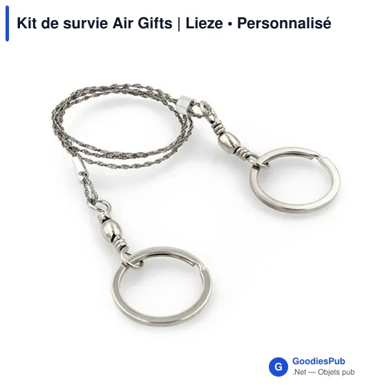 Kit de survie personnalisable Air Gifts avec logo - Image 7